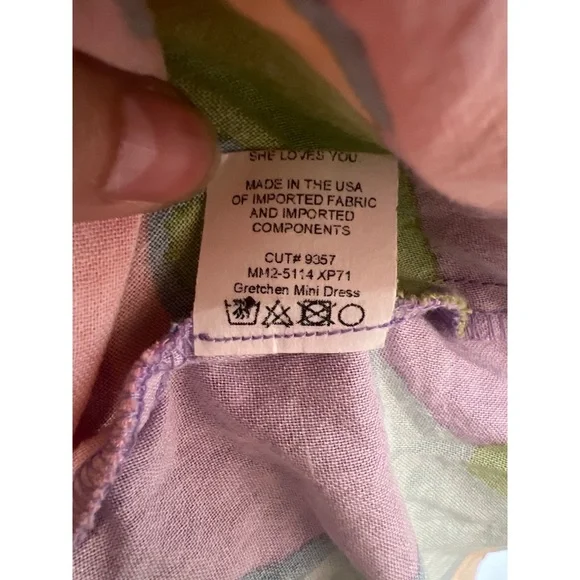 Show Me Your Mumu Gretchen Mini Dress Summer Sorbet L - Picture 9 of 9